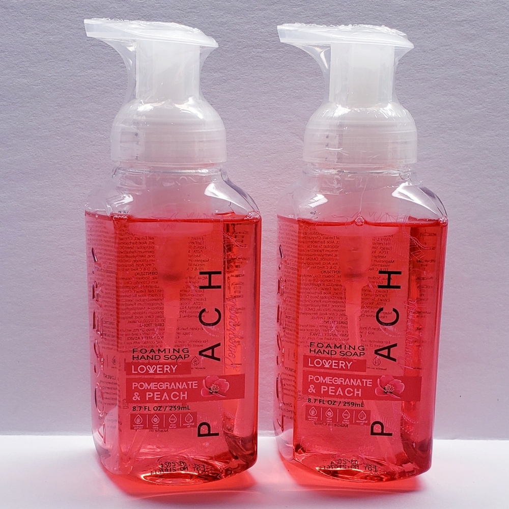 POMEGRANATE & PEACH Gentle Cleansing Natural Moisturizing Foaming Hand Soap(2)